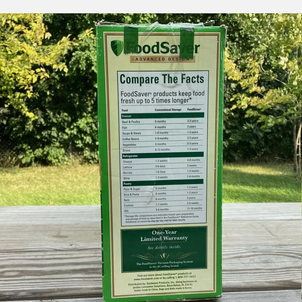 Food Saver Advanced Design Food Sealer Vacuum Sealer V2440 Original Box - Picture 2 of 11